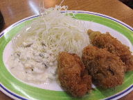 錦糸町　居酒屋　馬力　カキフライ