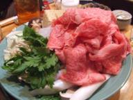 立石　居酒屋　さくらい　すき焼き