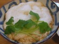 前橋　蕎麦　浅川　地鶏卵とじ