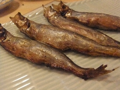 静内　居酒屋　い炉り　シシャモ