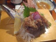 青森　居酒屋　六兵衛　鯵たたき