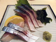 立石　居酒屋　鳥ひで　しめ鯖