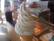 屈斜路湖　ビールソフトクリーム