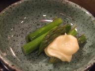 札幌　居酒屋　ふらの　アスパラ