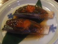 秋田　居酒屋　酒盃　炙りシメサバ