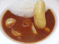 築地　カレー　山麓　ねぎポテカレー