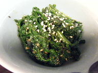 立石　居酒屋　とっちゃんぼうや　胡麻和え