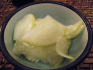 築地　米花　おしんこ