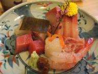 酒田　居酒屋　井筒　刺身盛り合わせ