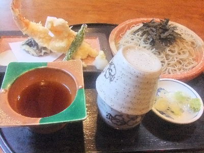 高砂　蕎麦　名古屋　天ざる