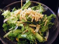 高砂　蕎麦　菅雅　サラダ