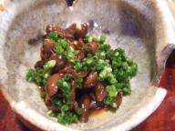 大阪　居酒屋　佳酒真楽まゆのあな　うなぎ肝