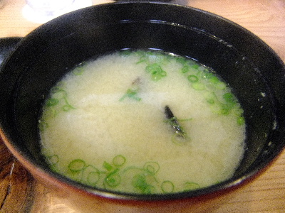 田吾作　味噌汁