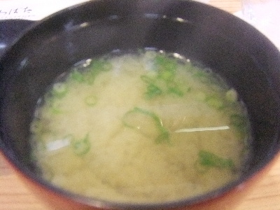 松江　居酒屋　かわばた　味噌汁