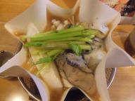 酒田　居酒屋　井筒　牡蠣鍋