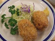 北千住　居酒屋　大はし　カニコロッケ