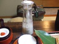 名古屋　蕎麦　春風荘　蕎麦湯