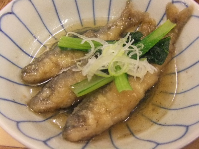 北千住　居酒屋　大はし　子鮎南蛮