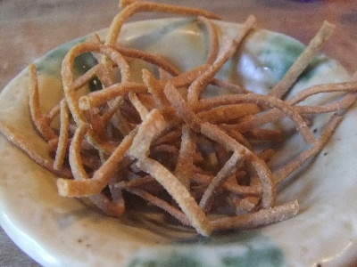 大阪　蕎麦　やまなか　お通し