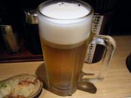 青砥　源蔵ラーメン　生ビール