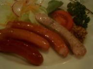 北斗星　グランシャリオ（食堂車）　ソーセージ