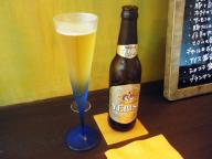 京都　カレー　プティー・ムッシュー　ビール