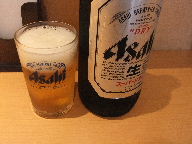京成高砂　清水家　ビール