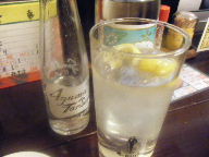 立石　居酒屋　とっちゃんぼうや　レモンハイ