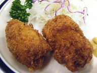 北千住　居酒屋　大はし　カニコロッケ