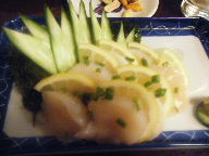 立石　居酒屋　とっちゃんぼうや　ホタテ刺身