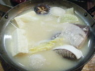 立石　居酒屋　さくらい　鰤酒粕鍋