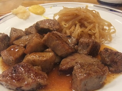 浅草　レストランちんや亭　サイコロステーキ