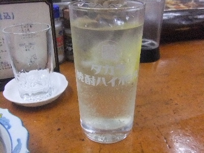 金沢　居酒屋　菊一　酎ハイ