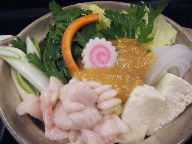 北千住　居酒屋　大はし　白子鍋
