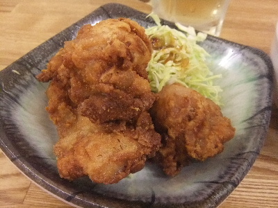 青砥　居酒屋　コーナーアオト　鳥唐揚げ