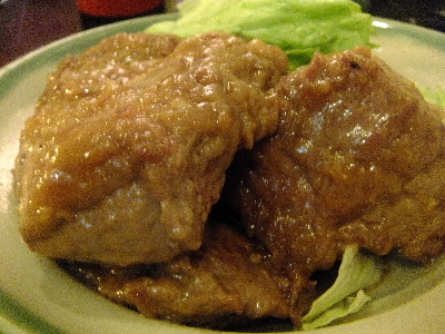 米花　鯨ステーキ