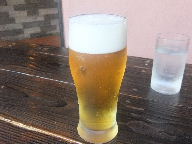 青砥　ステーキ那須　ビール