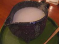 柴又　日曜庵　そば湯