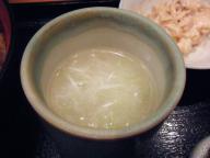 築地　鳥藤分店　スープ