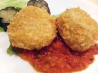 立石　居酒屋　鳥ひで　ライスコロッケ
