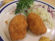 北千住　居酒屋　大はし　カニコロッケ
