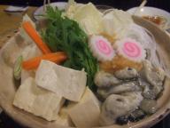 北千住　居酒屋　大はし　牡蠣鍋