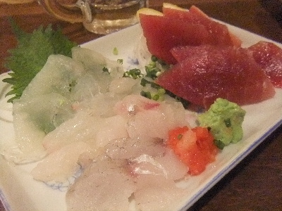 新橋　居酒屋　城喜元　刺身