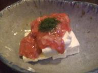 浅草　居酒屋　ぬる燗　酒盗クリームチーズ