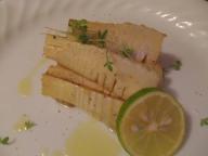 仙台　居酒屋　すけぞう　筍のオリーブ炒め