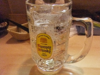 帯広　大口屋　ハイボール