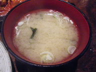 本所吾妻橋　モンブラン　味噌汁