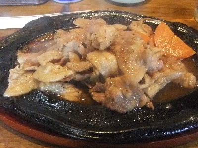 青砥　洋食　やまぐちさん　生姜焼き