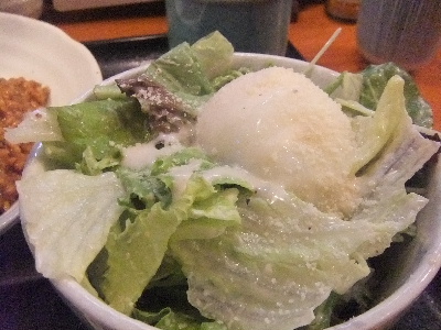 築地　鳥藤　シーザーサラダ