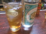 北千住　居酒屋　藤や　ほうじ茶割り